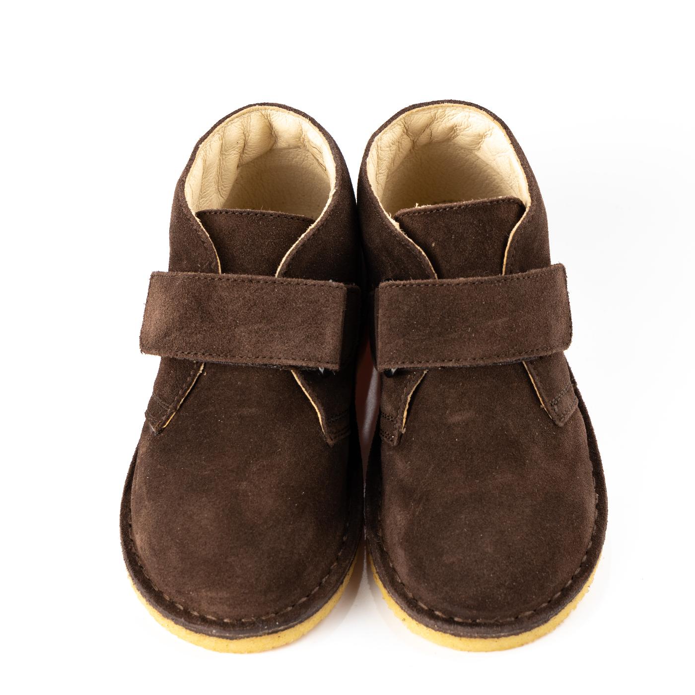 Dark Brown Suede Boots